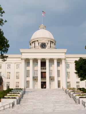 Capitol building in Alabama