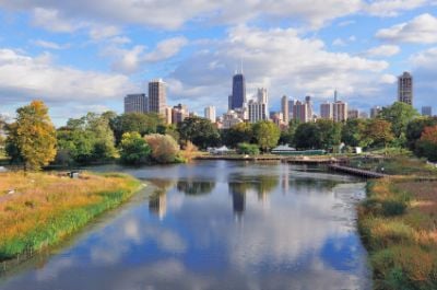 Skyline of Downtown Chicago, Illinois