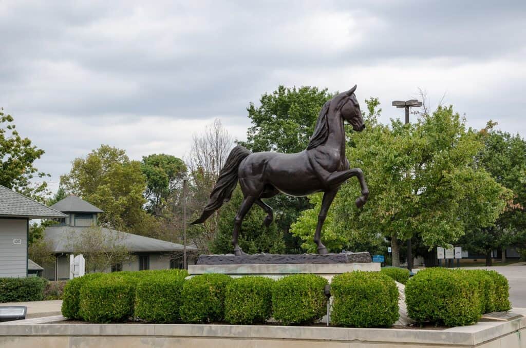 horse statue in Lexington, Kentucky