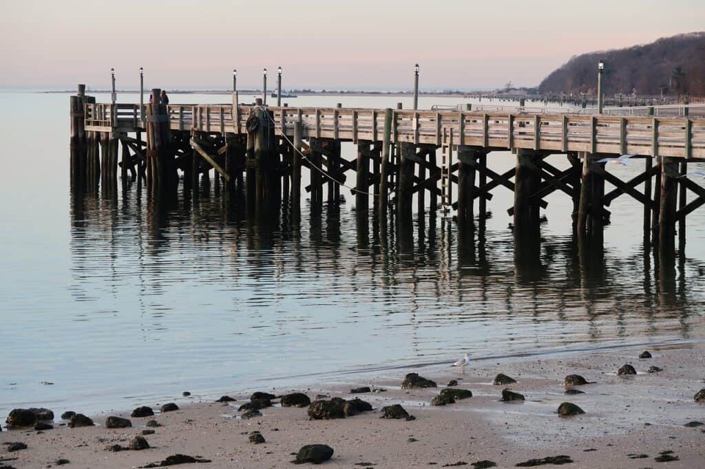 dock on Long Island, NY