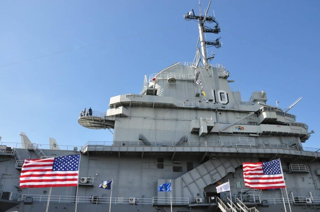 military ship in Charleston, SC