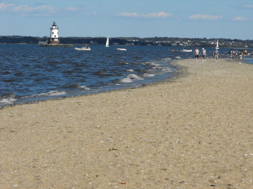 beach view in Warwick, Rhode Island