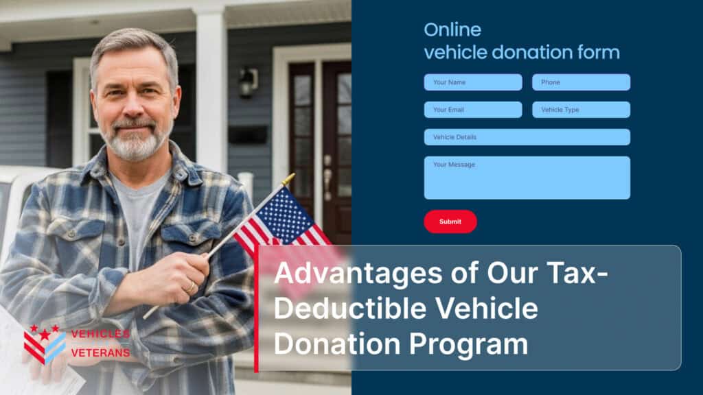 Advantages of Our Tax-Deductible Vehicle Donation Program