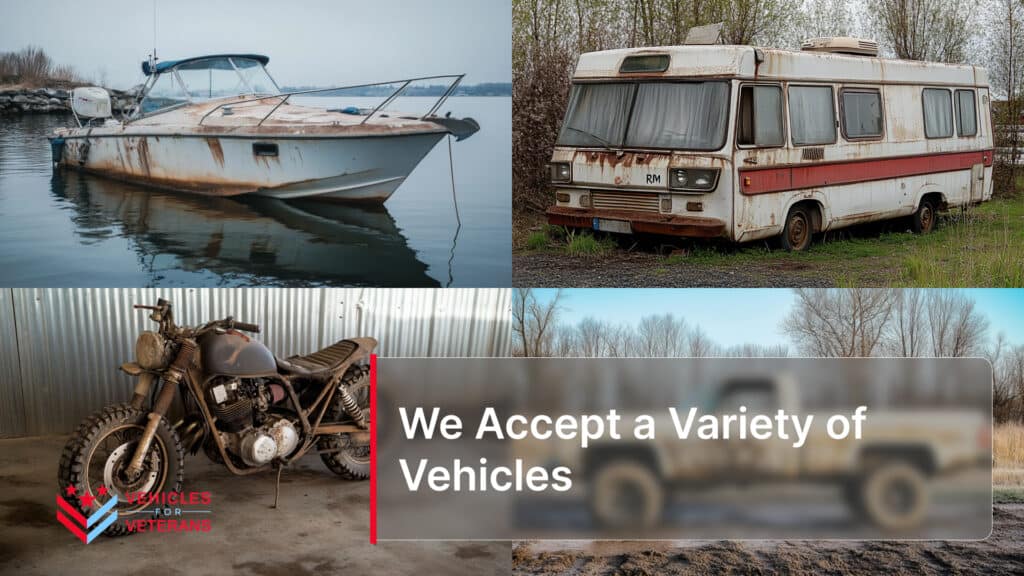 We Accept a Variety of Vehicles