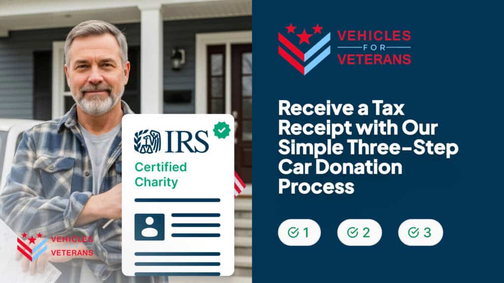 Receive a Tax Receipt with Our Simple Three-Step Car Donation Process