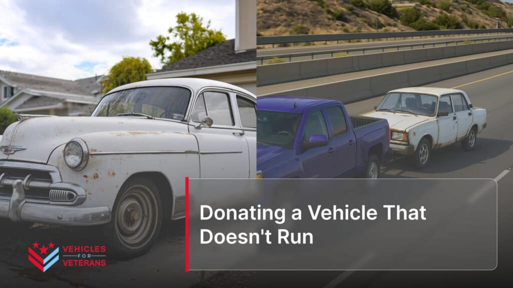 Donating a Vehicle That Doesn't Run
