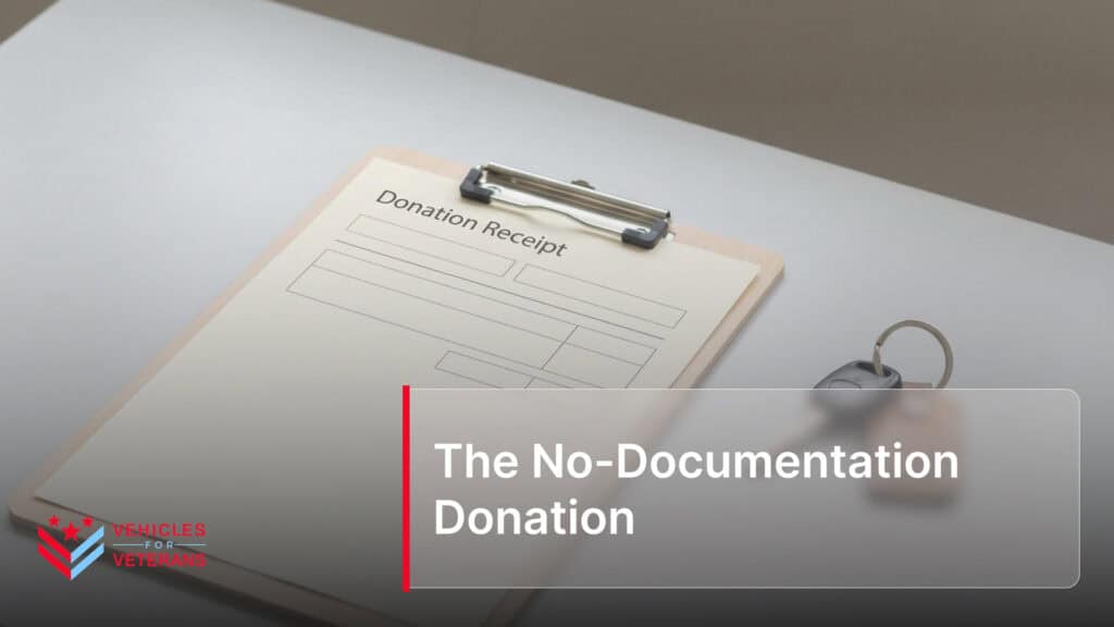 The No-Documentation Donation