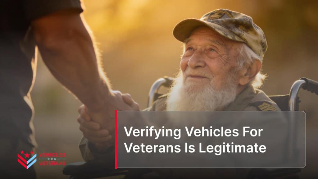 Verifying Vehicles For Veterans Is Legitimate