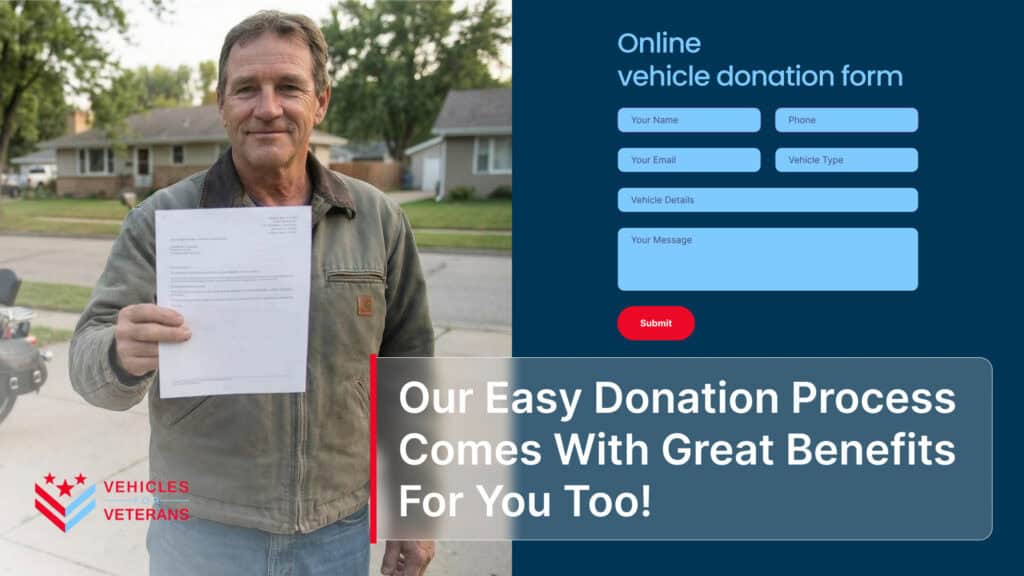 Our Easy Donation Process Comes With Great Benefits For You Too!