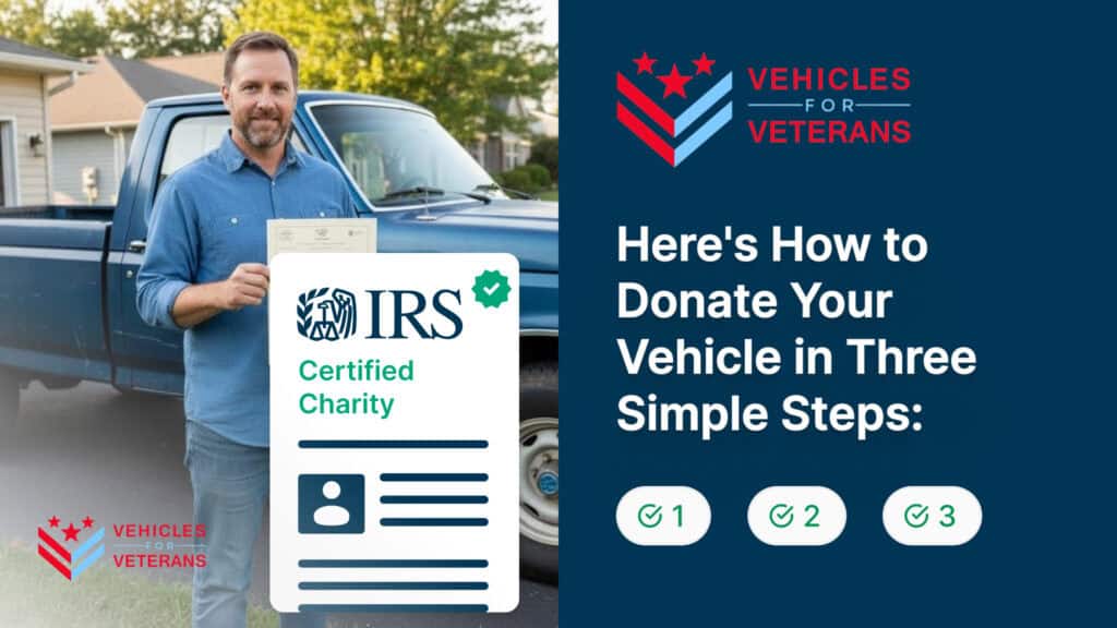 Here's How to Donate Your Vehicle in Three Simple Steps