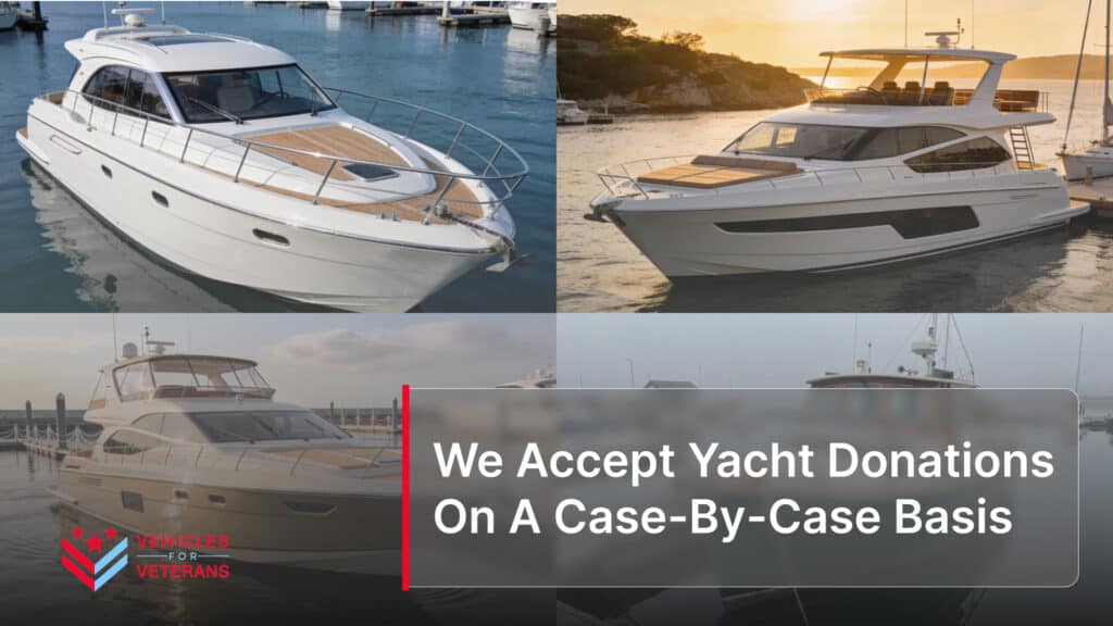 We Accept Yacht Donations On A Case-By-Case Basis