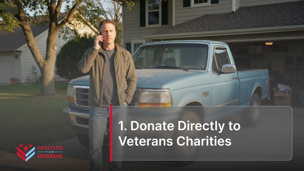1. Donate Directly to Veterans Charities