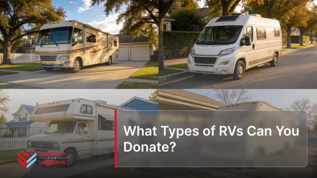 What Types of RVs Can You Donate?