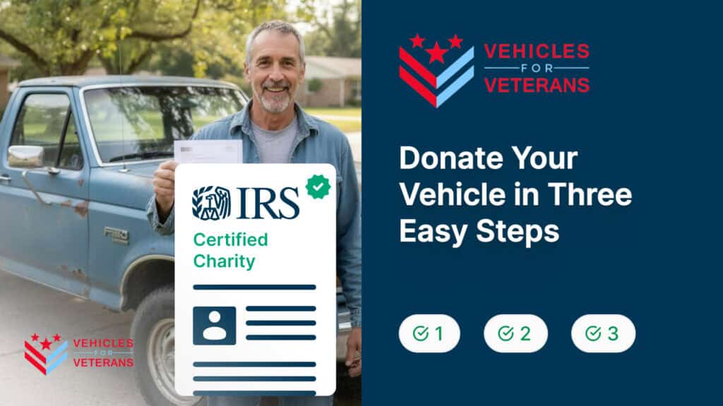 Donate Your Vehicle in Three Easy Steps