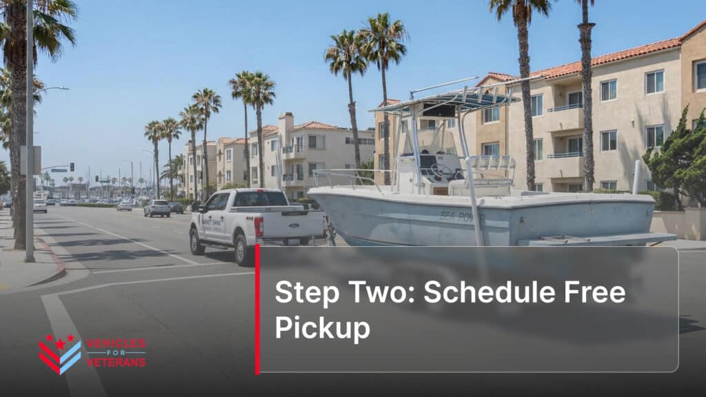 Step Two: Schedule Free Pickup