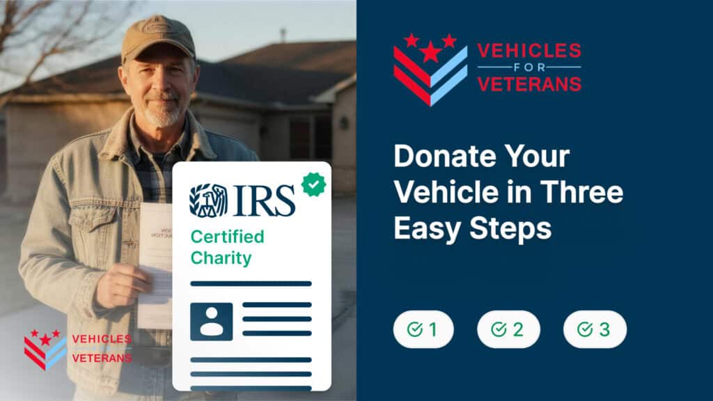 Donate Your Vehicle in Three Easy Steps