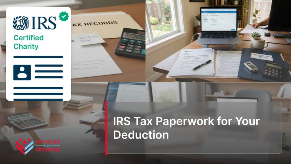 IRS Tax Paperwork for Your Deduction