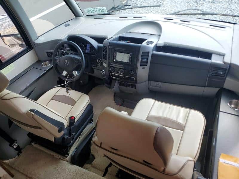 Inside view of RV cockpit