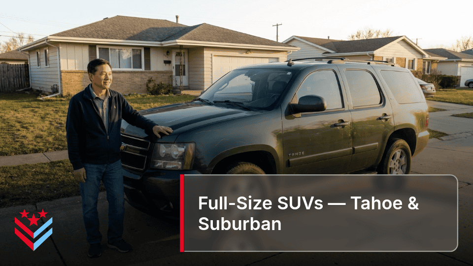Full-Size SUVs — Tahoe & Suburban