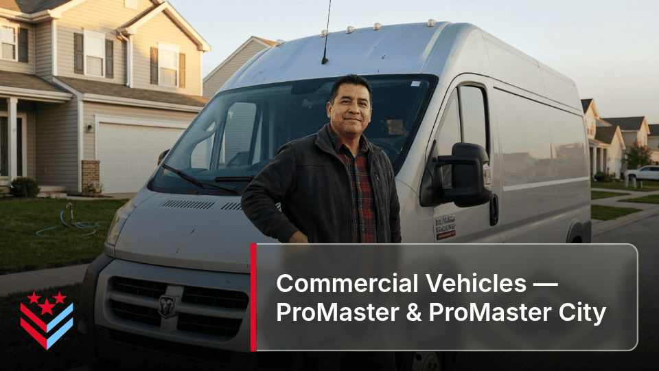 Commercial Vehicles — ProMaster & ProMaster City